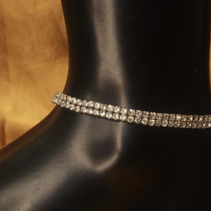 Sparkling Rhinestone Anklet