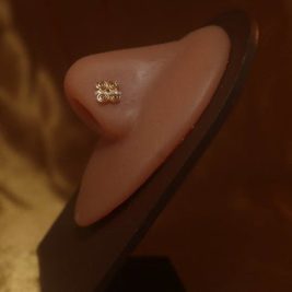 Spiral Strength Nose Stud Ring Piercing