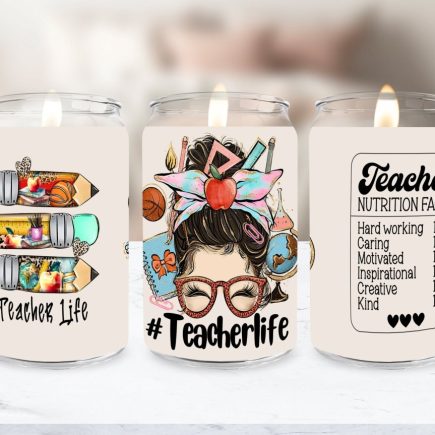 Teacher Nutrition Facts Soy Candle