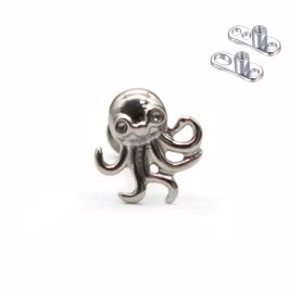 Titanium Octopus Vintage Dermal Anchor
