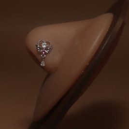Twilight Nose Stud Dangle Gem Stud