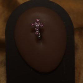 Y2K Shiny Heart Belly Button Ring