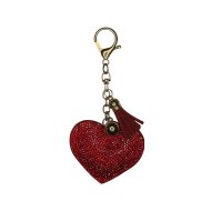 Heart Charm Purse Accessory | Red