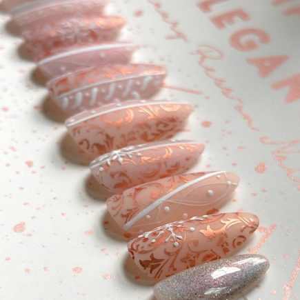 Elegant Winter | Wedding/ Bridal| Custom Pre-Design Press-on Nail Set