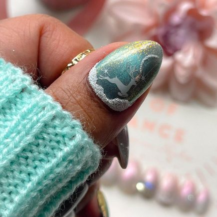 Winter At Night | Christmas | Pre-Design Press-on Nails