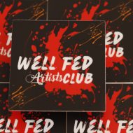 Well Fed Artists Club Sticker