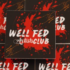 Well Fed Artists Club Sticker