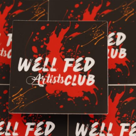 Well Fed Artists Club Sticker