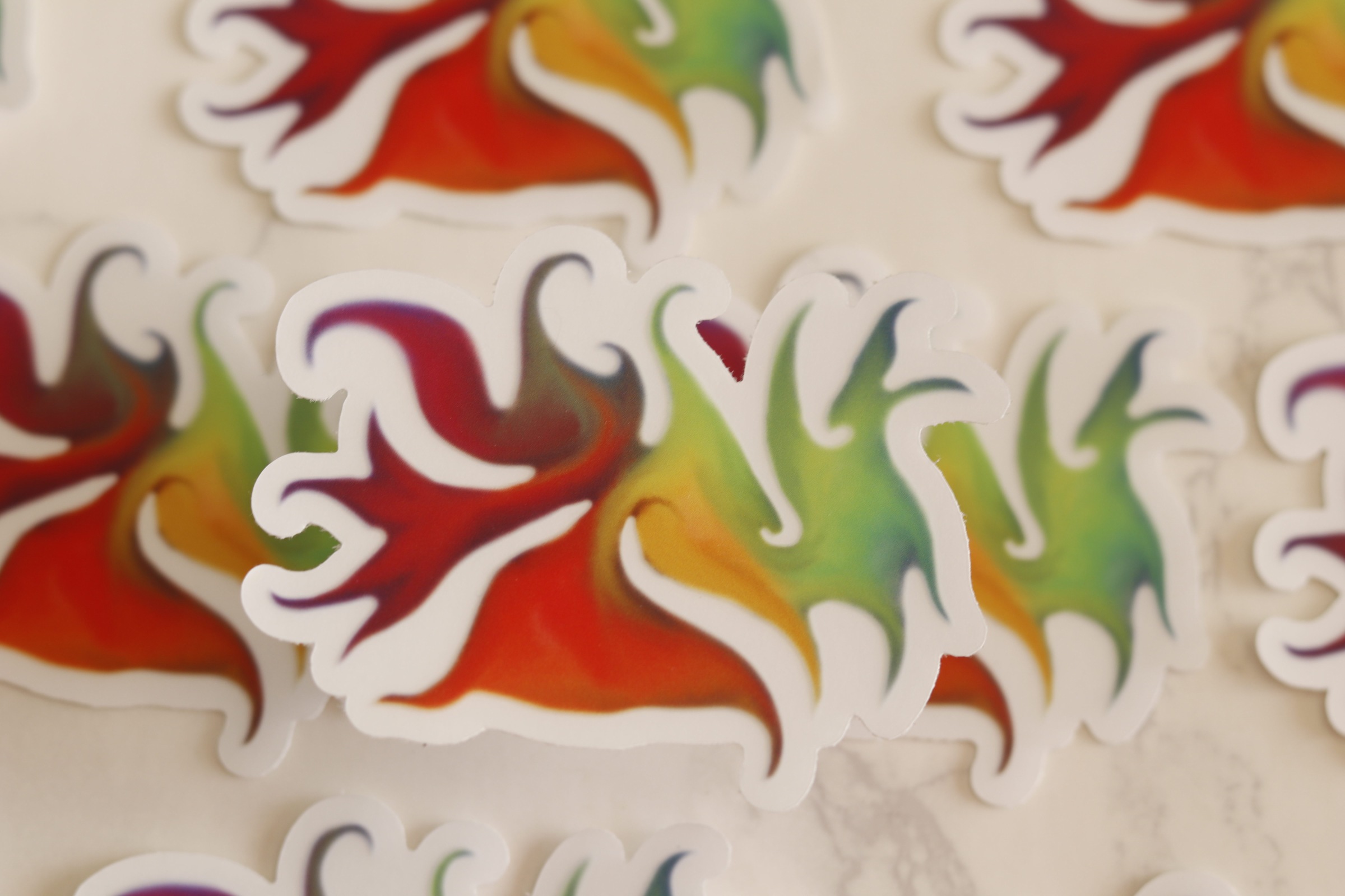 Clear Dancing Chakra's Sticker