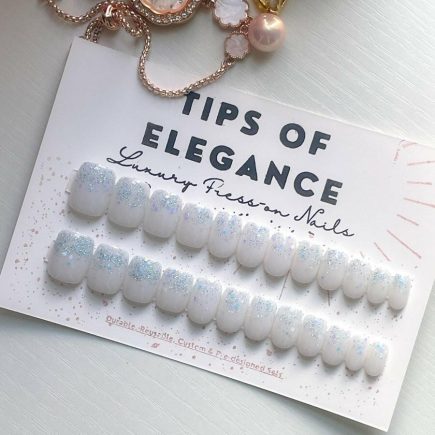 Frosty | Ready to Ship Press-on Nails | 30 piece set