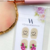Nail Decals | Amethyst Love | Luxury Handpainted Nail Art Decals