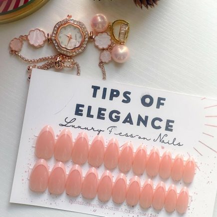 Peach Puff | Ready to Ship Press-on Nails | 30 piece set