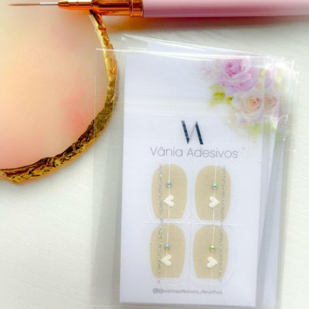Nail Decals | Ethereal Hearts| Luxury Handpainted Nail Art Decals