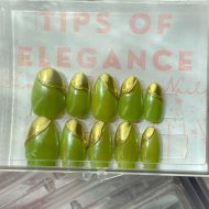 Mint Green Matcha | Pre-Designed Custom Press-on Nail Set