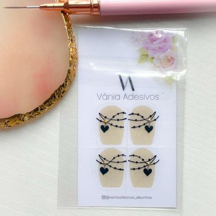 Nail Decals | Love Strands | Luxury Handpainted Nail Art Decals