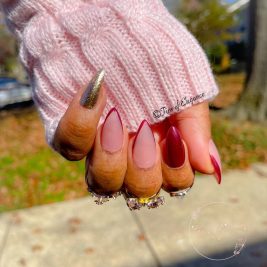 Happy Christmas, Merry New Year | Christmas | Pre-Design Custom Press-on Nail Set