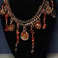 Crystal charm necklace