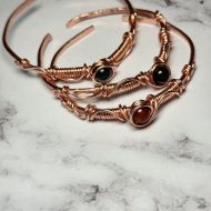 Crystal Copper cuffs