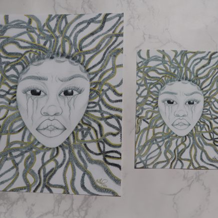 Trying To Stay A Float Embelished Art Prints