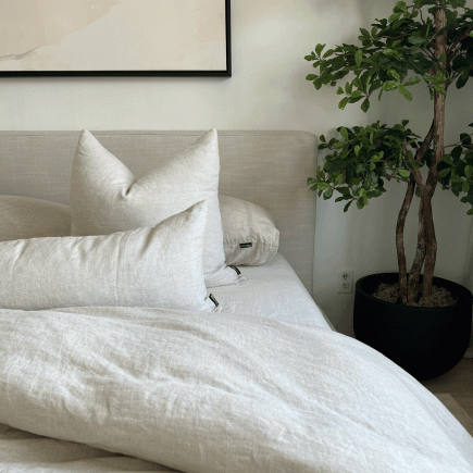 The Chai Linen Duvet Cover Set