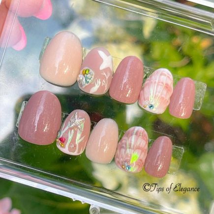 Jewels By the Shore | Pre-Design Press-on Nail set