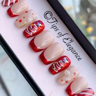 'Tis the Season | Christmas | Pre-Designed Custom Press-on Nail Set