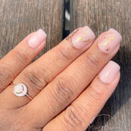 Pink Moonstone | Handmade Press-on Nail Set