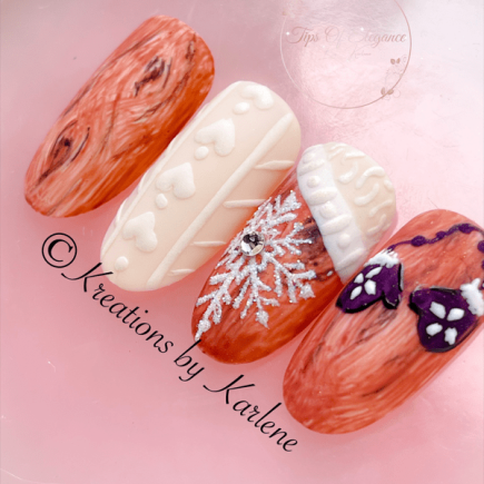 Winter Woodlands |Christmas |  Pre-Design Custom Press-on Nail Set