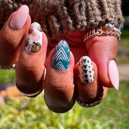 Pumpkins & Patterns |  Luxury Press-on Nail Set