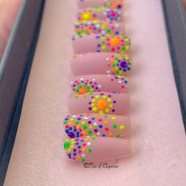 Mardi Gras | Pre-Design Custom Press-on Nail Set