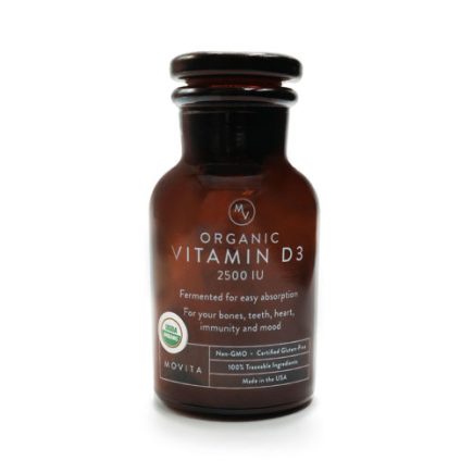Organic Vitamin D3 Bottle 2500 IU
