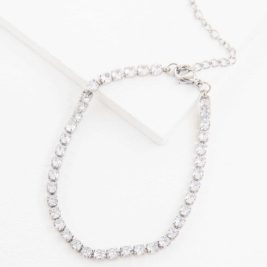 Round Stone Tennis Bracelet