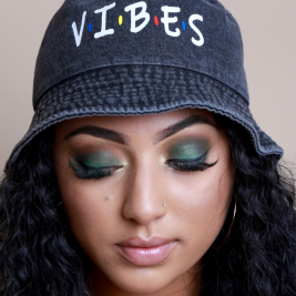 Vibes Denim bucket hat