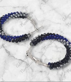 ANA826124 - Royal Blue, Silver & Black 30mm