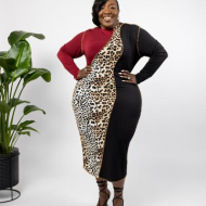 Trio Cheetah Dress