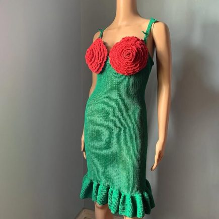 Rosa Knitted x Crochet Dress
