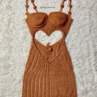 Cora Crochet Heart Dress