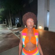 Colors of the rainbow skirt set