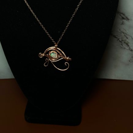 Opal eye of Horus Pendant