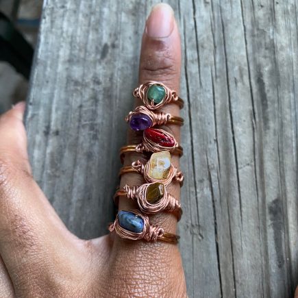 Mini Crystal Rings