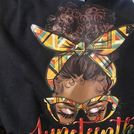 Juneteenth T-shirt (Glasses )