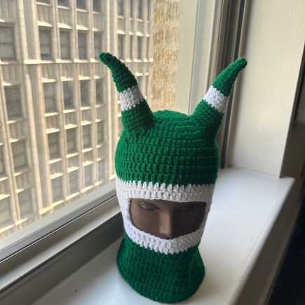 NIGERIAN horned ski mask