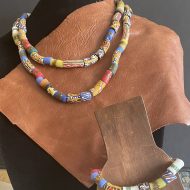 African Krobo Beaded Necklace Set