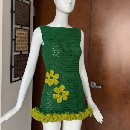 Stay groovy crochet dress