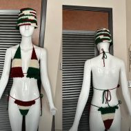 Viva Mexico bikini & bucket hat set