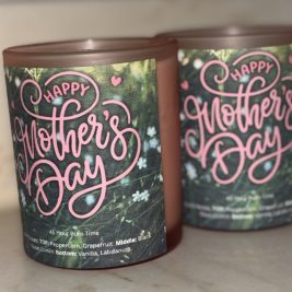 7 oz Candle, Mother's Day - Black Rose Scented