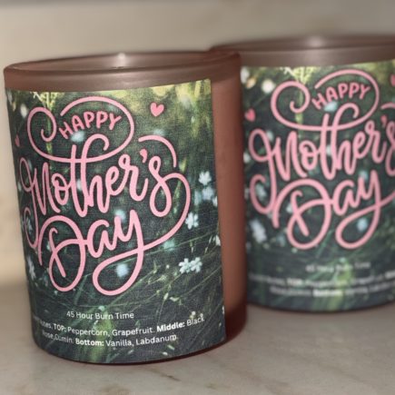7 oz Candle, Mother's Day - Black Rose Scented