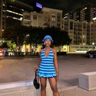 Ocean ties crochet dress set