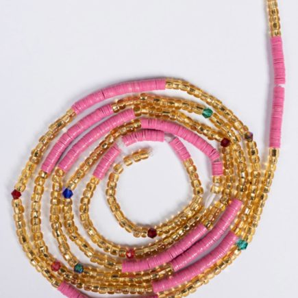 Pink Cantonments Waist Beads