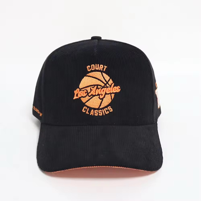 Court Classics LA Hat Orange/Black - Fashion, Hats - #basketball, #Basketball hat, Los Angeles, Snapback, Snapback Hats